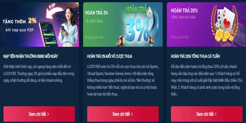 Ưu đãi VIP độc quyền 3bet vc
